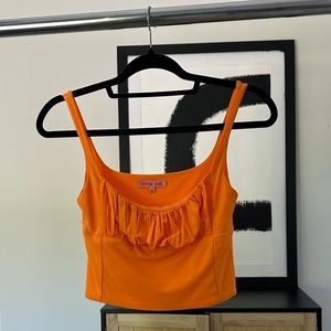 Verge Girl Orange Crop Tank